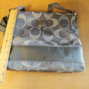 Gray Coach bag